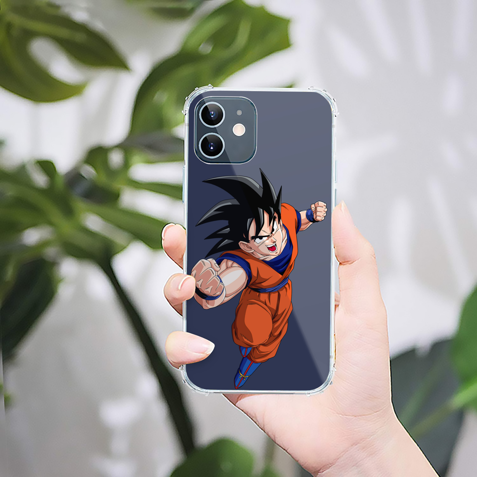 （画像用） ドラゴンボール 孫悟空（そん ごくう）Son Goku カカロット DRAGON BALL Kakarotto 【iPhone 12シリーズ対応】透明スマホケース（クリアソフトケース）